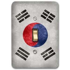  South Korea Korean Flag Metal Light Switch Plate Cover 