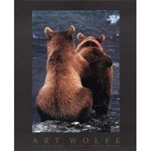  Art Wolfe   Two Bear Cubs Canvas