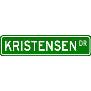  KRISTENSEN Street Sign ~ Personalized Family Lastname Sign 