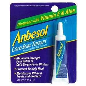  Anbesol Cold Sore Therapy .25 oz (7.1 g) Health 