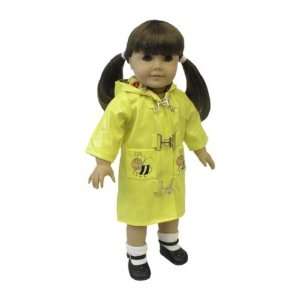    American Girl Doll Clothes Bumblebee Rain Coat Toys & Games