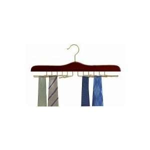  Tie Hanger / Walnut & Brass