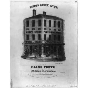   ,Publishing House,Court St & Cornhill,Boston,c1845