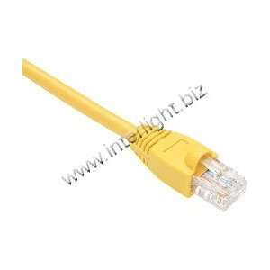 YLW S CAT5E ETHERNET PATCH CABLE, UTP, YELLOW, SNAGLESS, 35FT   CABLES 