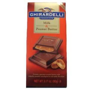 GHIRARDELLI Prestige Milk Chocolate Peanut Butter Filled Bar 12 