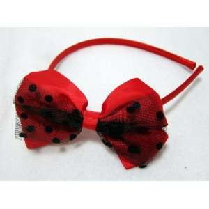  NEW Red Rockabilly Bow Headband, Limited. Beauty