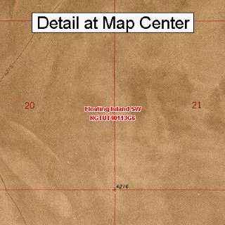  USGS Topographic Quadrangle Map   Floating Island SW, Utah 
