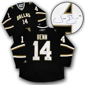   JAMIE BENN Dallas Stars SIGNED RBK Hockey Jersey Sports Collectibles