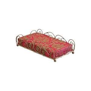  Swirls Party Guest Towel Caddy Gold