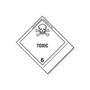  Toxic Label, Shipping Name, Vinyl, Standard Tab