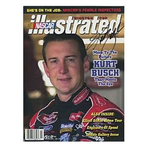   Busch Autographed/Signed NASCAR Illustrated Magazine 