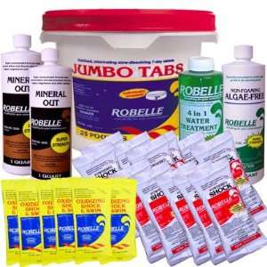  Chemical Maintenance Kit with 3 Jumbo Tabs for Above ground Pools 