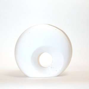  Global Ceramic Vase White 10 Ht. 