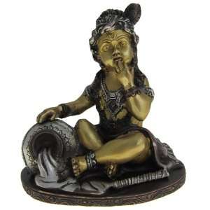  Spiritual Gifts Hindu God Krishna Brass Statue