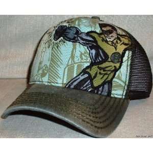  DC Comics GREEN LANTERN Embroidered Mesh Cap HAT 