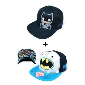 Batman Dc Comics Hat Set   Funko and TRI Color Classic Logo Adult Snap 