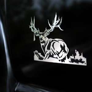  Non Typical Mule Deer Laying Down Truck Emblem Automotive