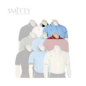  Smitty Umpire Shirt   Placket   Short Sleeve   Light Blue 