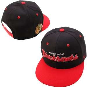  Zephyr Chicago Blackhawks Headliner Snapback Adjustable Hat 