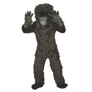Gorilla Super Deluxe Child Halloween Costume Size 12 14 (OVSZ)