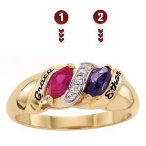  Songs of Life Mothers Ring/14kt yellow gold Jewelry