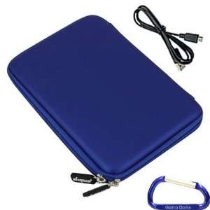  Gizmo Dorks Hard EVA Cover Case (Blue) and Mini USB Cable 