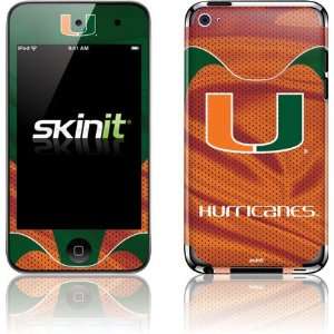    Skinit Miami Hurricanes Apple Ipod Touch 4 Skin
