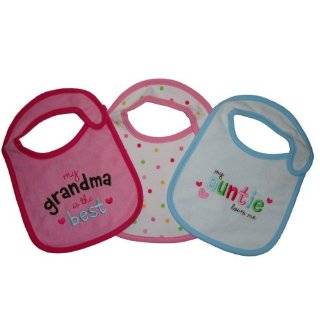   Carters 3 piece Waterproof Bib Set for Baby Girl Teething/Feeding