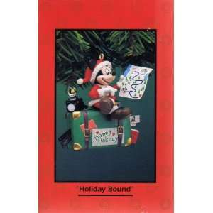  Micky Mouse Holiday Bound Disney Christmas Ornament 