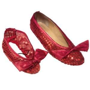 Lets Party By Rubies Costumes Wizard of Oz Shoe Covers, Child / Red 