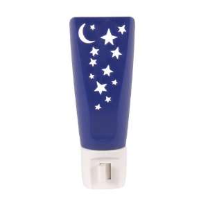  GE 54502 Purple Shade with Star Cutouts Incandescent Night 