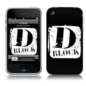  Music Skins MS DBLK10001 iPhone 2G 3G 3GS  D Block  Logo 