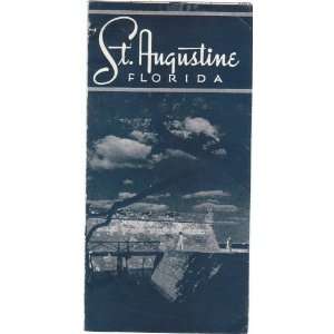  1940s St. Augustine Florida Travel Brouchure Everything 