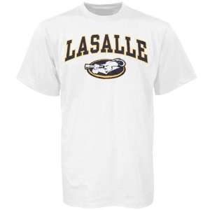 La Salle Explorers White Bare Essentials T shirt  Sports 