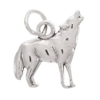Sterling Silver Cast Charm Howling Wolf For Bellas Bracelet   Jacob