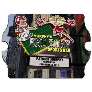   Personalized Marquee End Zone Sports Bar Vintage Sign
