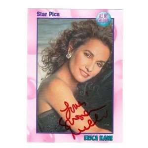   Autographed Trading Card Erica Kane All My Children