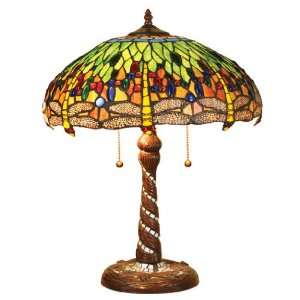  Tiffany Style Dragonfly Table Lamp 18 Shade