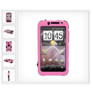  HTC Thunderbolt Kraken 2 Impact Resistant Case   Pink 
