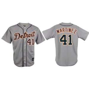  Martinez #41 Detroit Tigers Majestic Replica ROAD Jersey 