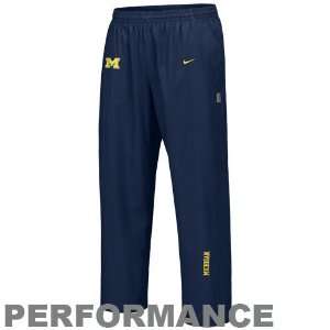 Nike Michigan Wolverines Navy Blue Hash Mark Clima FIT Training Pants 