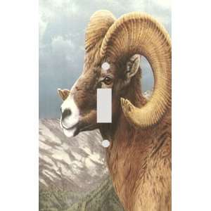  Mountain Ram Decorative Switchplate Cover