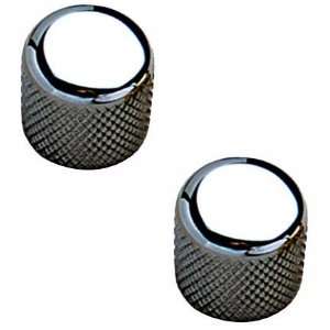  Nickel Dome Knobs with Set Screw 2 Pack Musical 