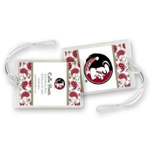 Noteworthy Collections College Bag/ID Tags   Paisley (Florida State)