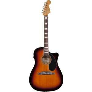 Fender 968601032 Kingman SCE Acoustic Electric Guitar, 3 Tone Sunburst 