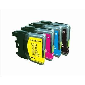  4 Pack Brother LC61 Ink Cartridges for Brother Dcp 165c 