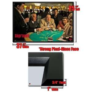  Framed The Sopranos Poster Tony Casino Gambling Fr1562