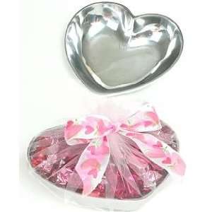 Be Mine Pewter Heart with Chocolates  Grocery & Gourmet 
