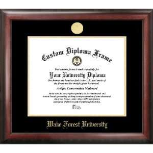  Wake Forest University Gold Embossed Diploma Frame Sports 