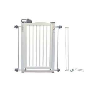  New   One Touch Pet Gate White 28.3   35.8 by Richell 
